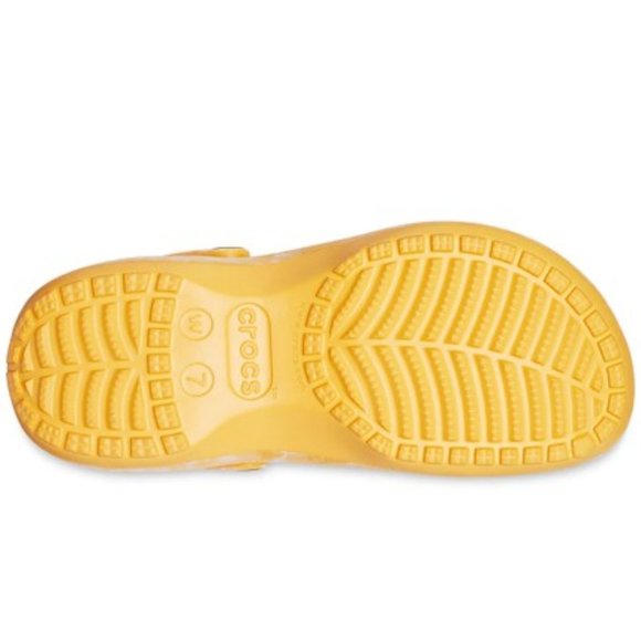 Crocs Women Classic Platform Graphic Clog in Orange Sorbet - Picture 5 of 5